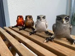 Tim Cotterill owl sculptures